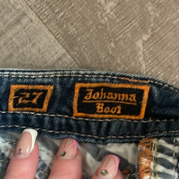 Rock revival Johanna boot cut jeans, size 27 - Picture 3 of 6